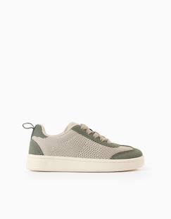 Chaussures-Baskets avec détails en maille et lacets