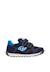 Sneakers en cuir et tissu sammy 3 vl. Beige-vert+Bleu foncé-orange+Céleste-jaune+Fuchsia-vert+Gris-bleu+Rose-fuchsia+Rose-jaune+Rouge-vert+Sage-rose 6 - vertbaudet enfant 