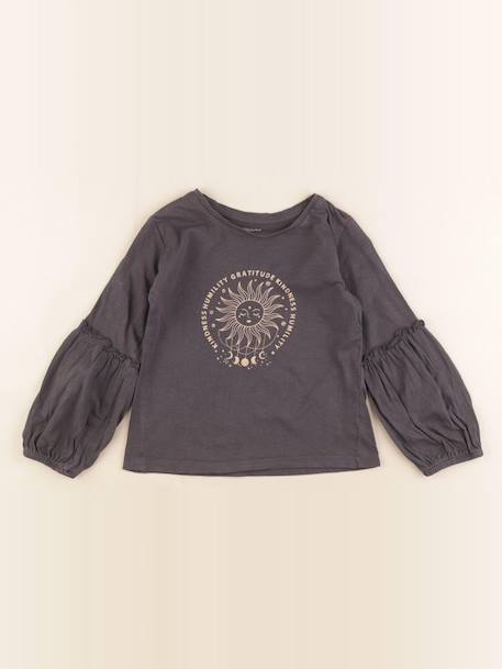 Tee-shirt - 4 ans Gris 1 - vertbaudet enfant 
