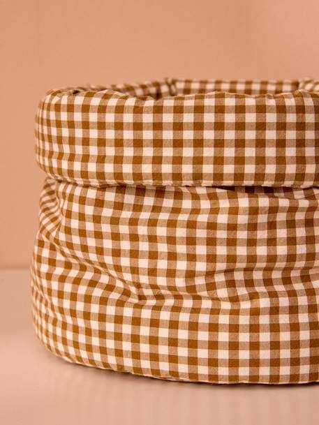 Pochon matelassé vichy Vichy caramel 2 - vertbaudet enfant 