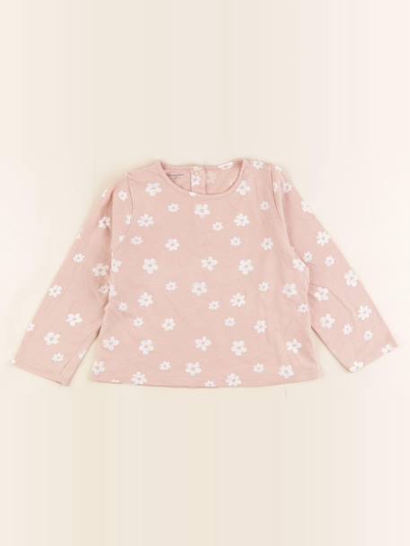 Tee-shirt - 24 mois Rose 1 - vertbaudet enfant 
