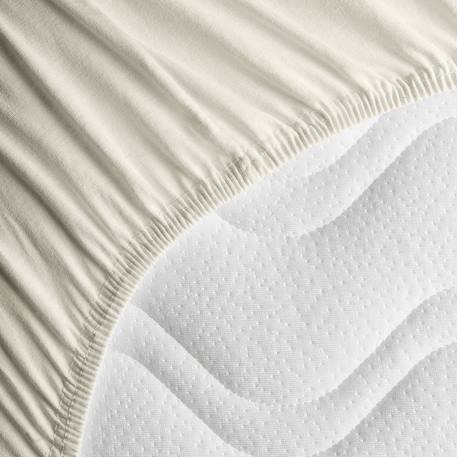 Drap housse coton bio jersey pour lit bébé Blanc+Ecru+Eucalyptus+Gris tourterelle+Naturel+Terracotta 7 - vertbaudet enfant 