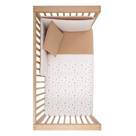 Jeu de literie pour lit bébé Beige 3 - vertbaudet enfant 