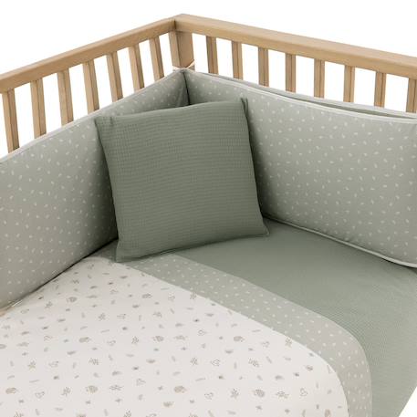 Jeu de literie pour lit bébé Vert 2 - vertbaudet enfant 