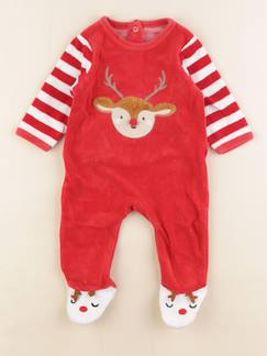 Seconde main-Garçon-Pyjama velours - 3 mois