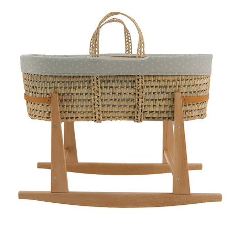Couffin matelasse + support en bois Rose+Vert 6 - vertbaudet enfant 
