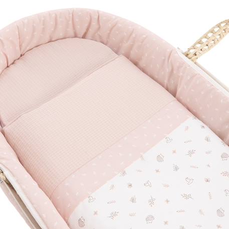 Couffin matelasse Rose+Vert 2 - vertbaudet enfant 