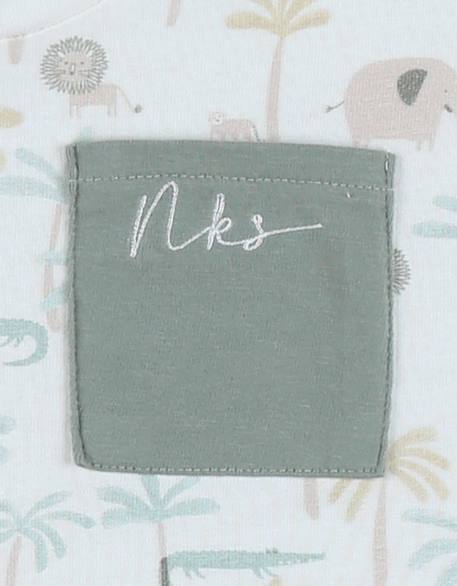Pyjama bébé coton imprimé Vert 5 - vertbaudet enfant 