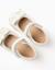 Ballerines en cuir avec nœud décoratif Blanc 3 - vertbaudet enfant 