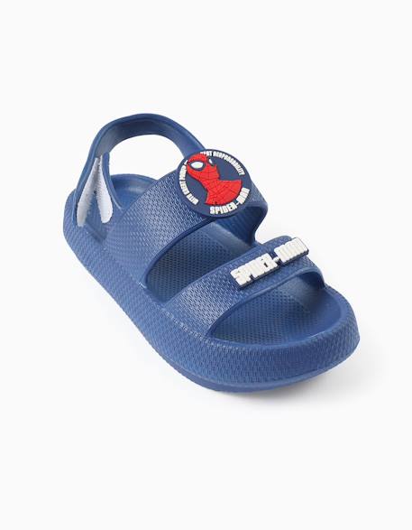 Sandales en caoutchouc avec semelle antidérapante spider-man Bleu foncé 2 - vertbaudet enfant 