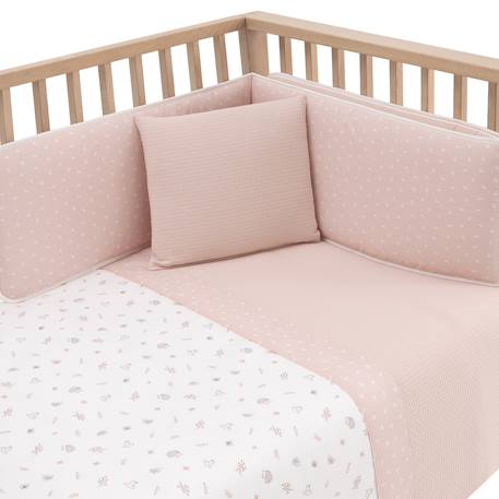 Jeu de literie pour lit bébé Rose+Vert 2 - vertbaudet enfant 