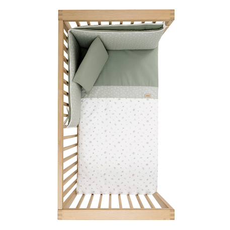 Jeu de literie pour lit bébé Rose+Vert 7 - vertbaudet enfant 