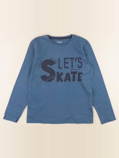 Tee-shirt - 10 ans Bleu 1 - vertbaudet enfant 