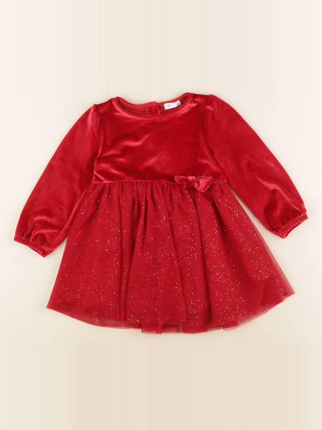 Robe - 24 mois Rouge, or 1 - vertbaudet enfant 