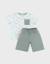 Pyjama bébé coton imprimé Vert 1 - vertbaudet enfant 