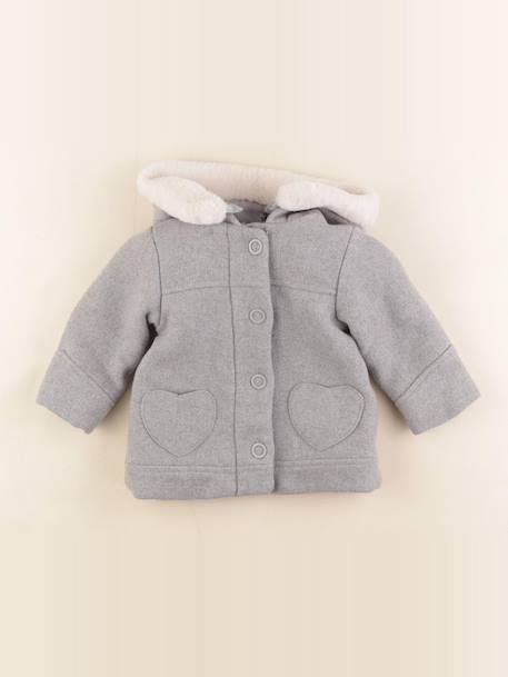 Manteau - 9 mois Gris 1 - vertbaudet enfant 