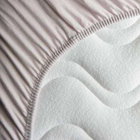 Drap housse coton bio jersey pour lit bébé Blanc+Ecru+Eucalyptus+Gris tourterelle+Naturel+Terracotta 19 - vertbaudet enfant 