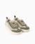 Baskets avec détails en maille et lacets Beige clair 2 - vertbaudet enfant 