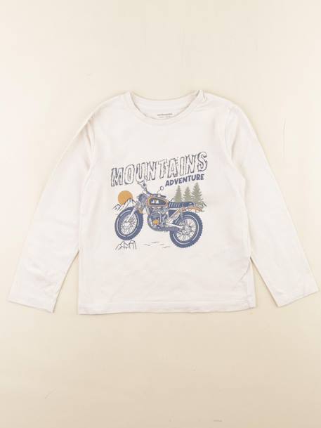 Tee-shirt - 6 ans Beige 1 - vertbaudet enfant 