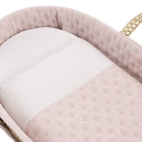 Couffin matelasse Rose+Vert 2 - vertbaudet enfant 