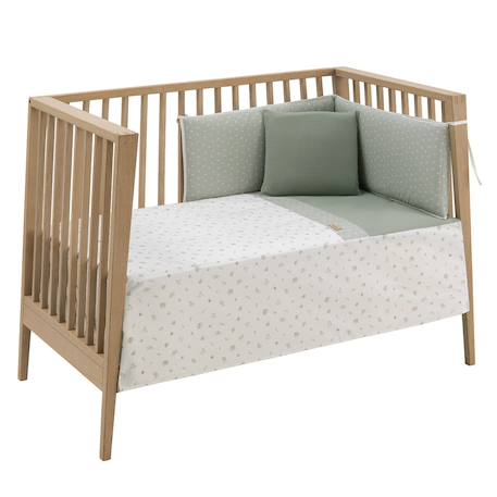 Jeu de literie pour lit bébé Rose+Vert 7 - vertbaudet enfant 