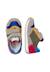Sneakers en cuir et tissu sammy 3 vl. Beige-vert+Bleu foncé-orange+Céleste-jaune+Gris-bleu+Rose-fuchsia+Sage-rose 19 - vertbaudet enfant 