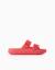 Sandales en caoutchouc avec double boucle Rose 1 - vertbaudet enfant 