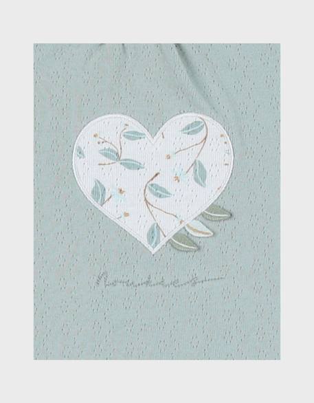 Pyjama bébé coton pointelle Vert 6 - vertbaudet enfant 