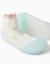 Chaussettes-chaussons à motif floral Blanc 3 - vertbaudet enfant 