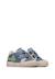 Sneakers en cuir et en daim singery low vl. Blanc-bleu+Céleste-beige 7 - vertbaudet enfant 