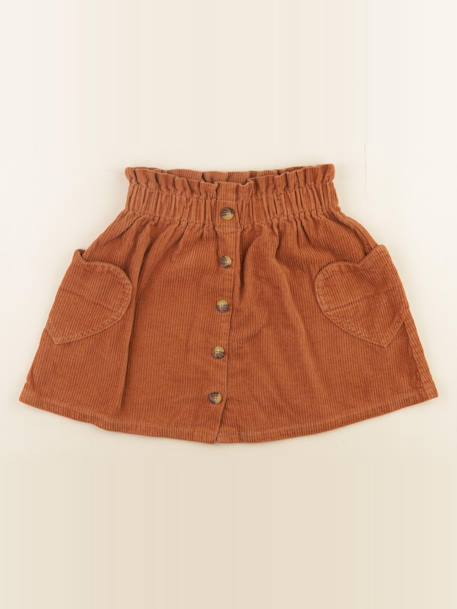Jupe - 10 ans Marron 1 - vertbaudet enfant 