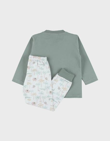 Pyjama bébé jersey imprimé Vert 4 - vertbaudet enfant 