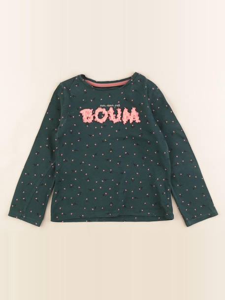 Tee-shirt - 4 ans Rose, vert 1 - vertbaudet enfant 