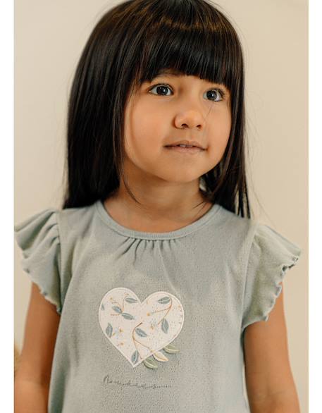 Pyjama bébé coton pointelle Vert 2 - vertbaudet enfant 