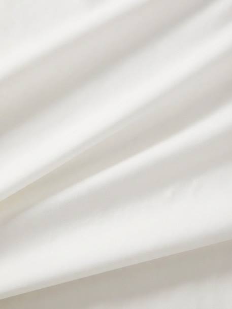 Drap housse en percale de coton Blanc casse 2 - vertbaudet enfant 