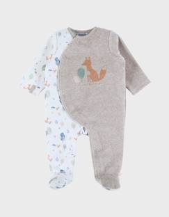 Bébé-Pyjama, surpyjama-Pyjama bébé velours imprimé