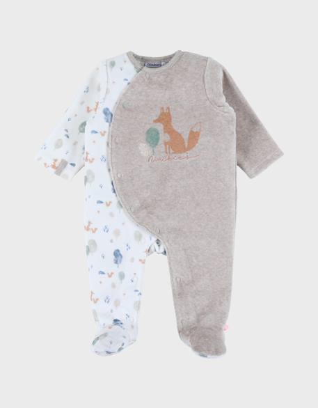 Bébé-Pyjama bébé velours imprimé