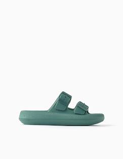 Chaussures-Sandales en caoutchouc avec double boucle