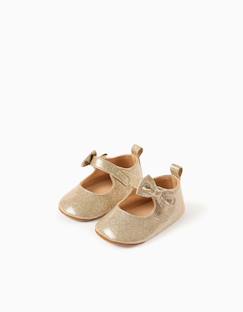 Chaussures-Ballerines à glitter et nœud