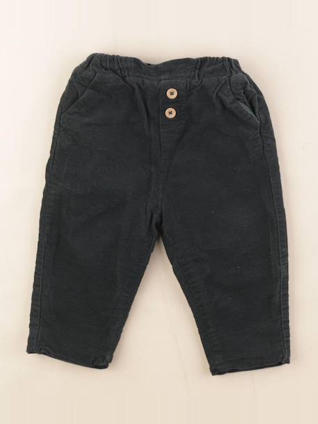 Pantalon doublé - 9 mois Vert 1 - vertbaudet enfant 