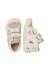 Chaussures premiers pas en cuir et en daim cocoon vl Blanc-gris- 4 - vertbaudet enfant 