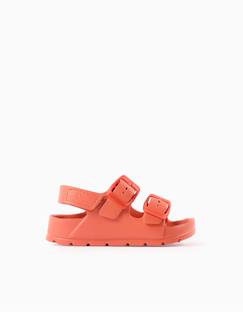 Chaussures-Sandales en caoutchouc avec fermeture à boucle et à scratch