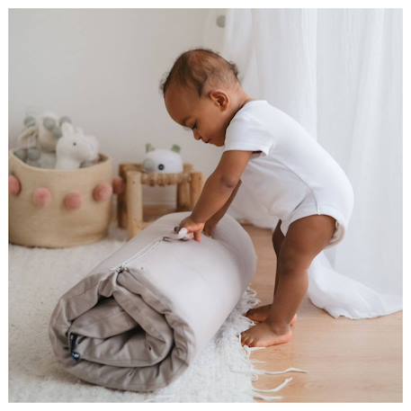 Matelas de voyage roll&go beige Beige 3 - vertbaudet enfant 