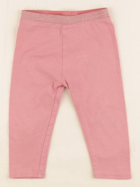 Legging - 12 mois Rose, or 1 - vertbaudet enfant 