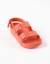 Sandales en caoutchouc avec fermeture à boucle et à scratch Orange sombre 2 - vertbaudet enfant 