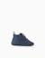 Chaussures en suédine avec détails perforés Bleu foncé 2 - vertbaudet enfant 