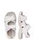 Sandales en cuir avec des fleurs dock Blanc- 4 - vertbaudet enfant 