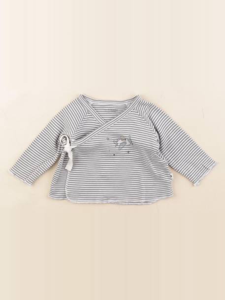 Tee-shirt - 3 mois Bleu 1 - vertbaudet enfant 