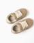 Baskets en daim à lacets Beige 3 - vertbaudet enfant 