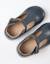 Salomés mary jane en cuir Bleu 2 - vertbaudet enfant 